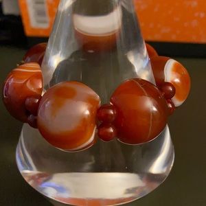 Carnelian stretch bracelet